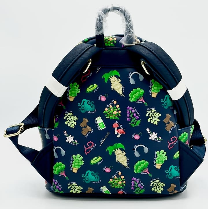 Loungefly Harry Potter Herbology Mini Backpack Hogwarts AOP Bag Back