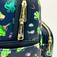 Loungefly Harry Potter Herbology Mini Backpack Hogwarts AOP Bag Zips