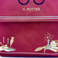 Loungefly Harry Potter Satchel Mini Backpack Glasses Flap Bag Front Embroidery