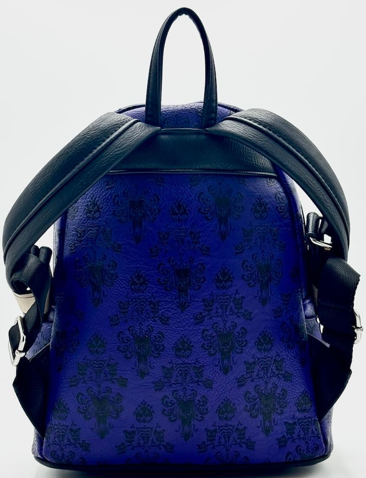 Loungefly Haunted Mansion Mini Backpack Phantom Manor Wallpaper Bag Back