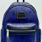 Loungefly Haunted Mansion Mini Backpack Phantom Manor Wallpaper Bag Front Full View
