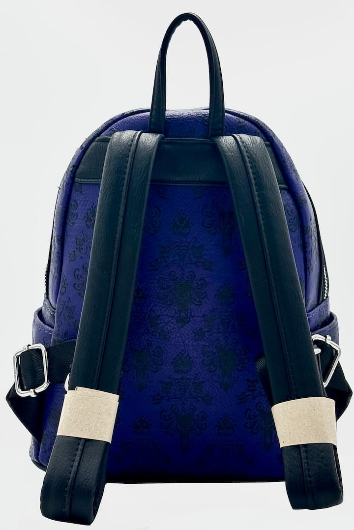 Loungefly Haunted Mansion Mini Backpack Phantom Manor Wallpaper Bag Straps