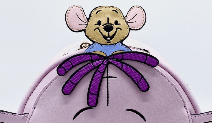 Loungefly Heffalump Roo Mini Backpack Disney Winnie the Pooh Lumpy Bag Front Top Applique Up