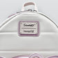 Loungefly Hello Kitty Quilted Texture Mini Backpack Sanrio Bag Front Enamel Logo