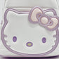 Loungefly Hello Kitty Quilted Texture Mini Backpack Sanrio Bag Front Pocket