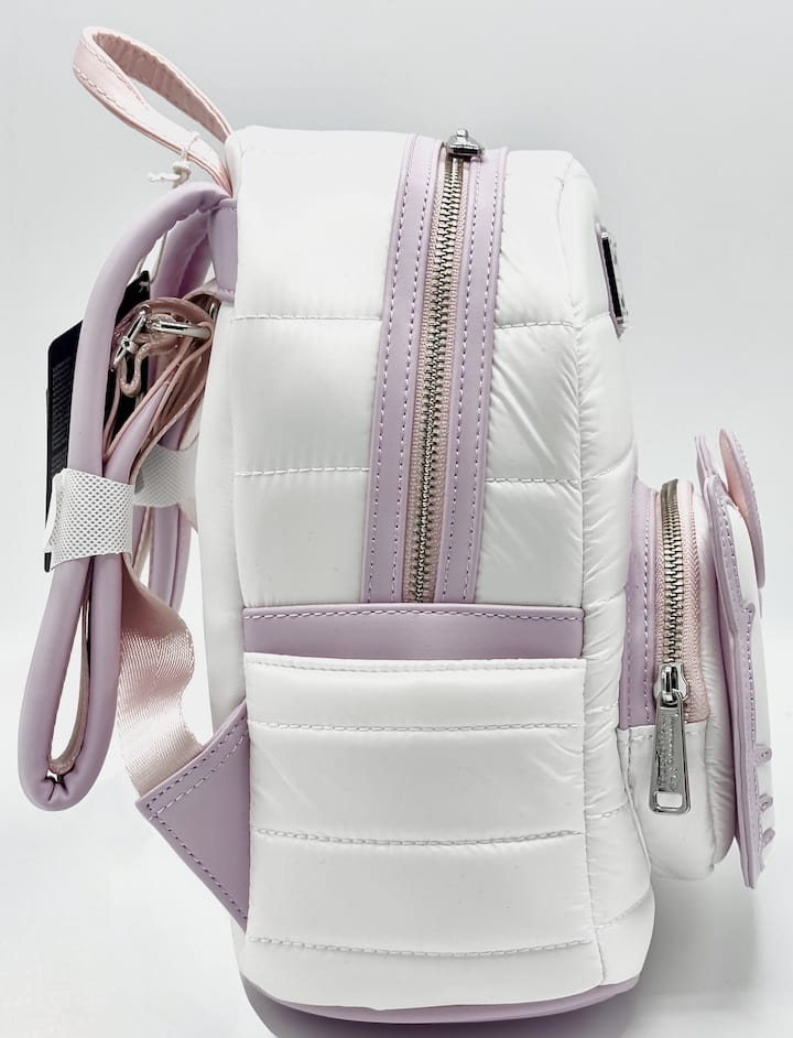Loungefly Hello Kitty Quilted Texture Mini Backpack Sanrio Bag Right Side