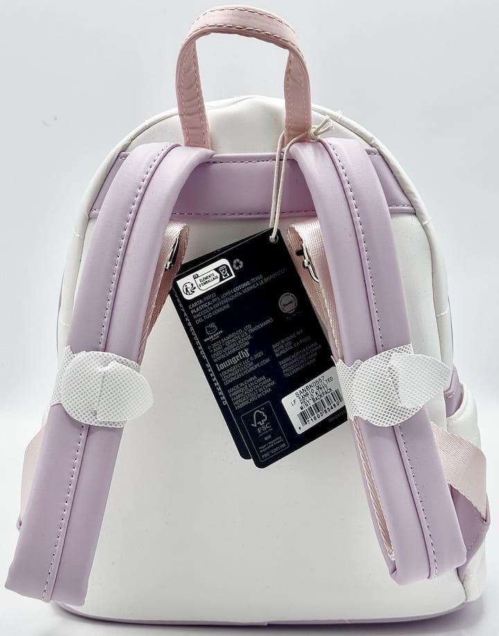 Loungefly Hello Kitty Quilted Texture Mini Backpack Sanrio Bag Straps
