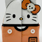 Loungefly Hello Kitty Skeleton Mini Backpack Sanrio NYCC 2024 Bag Front Full View Flap Closed