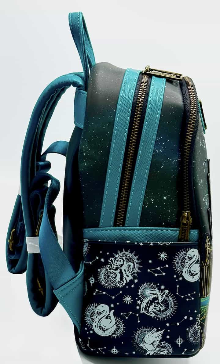 Loungefly Hogwarts Constellations Mini Backpack Harry Potter Glow Bag Right Side
