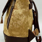 Loungefly Hufflepuff Velvet Banner Mini Backpack Harry Potter Bag Left Side