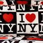 Loungefly I Love New York Crossbody Bag Big Apple Lining