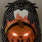 Loungefly Jack Pumpkin Light Up Glow Mini Backpack NBC Bag Lights Off Front Full View Light Up Effect