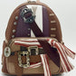 Loungefly Jack Sparrow Cosplay Mini Backpack Pirates of the Caribbean Bag Front Full View