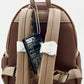 Loungefly Jack Sparrow Cosplay Mini Backpack Pirates of the Caribbean Bag Straps
