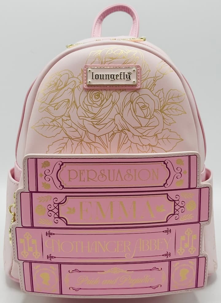 Loungefly Jane Austen Mini Backpack Books A Million Bag Front Full View