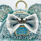Loungefly King Arthur Carousel MMMA Minnie Mouse Main Attraction Bag Front Bow Applique