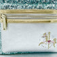 Loungefly King Arthur Carousel MMMA Minnie Mouse Main Attraction Bag Front Pocket Horse Embroidery