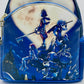 Loungefly Kingdom Hearts Mini Backpack Blue Disney Bag Front Bottom