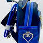 Loungefly Kingdom Hearts Mini Backpack Blue Disney Bag Right Side