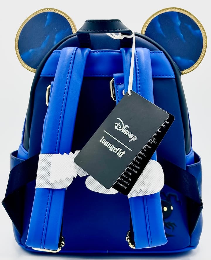 Loungefly Kingdom Hearts Mini Backpack Blue Disney Bag Straps