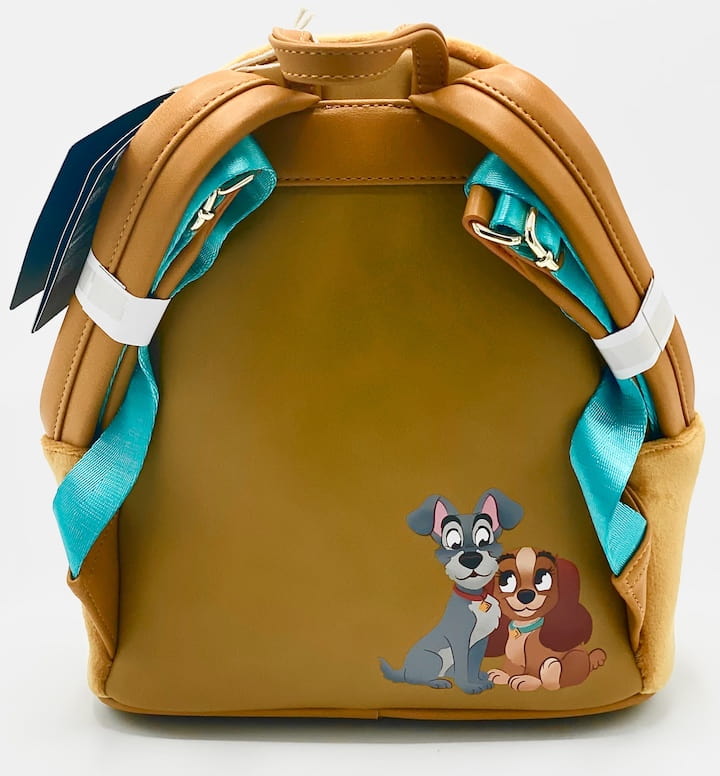 Loungefly Lady Plush Cosplay Mini Backpack Disney Lady & the Tramp Bag Back