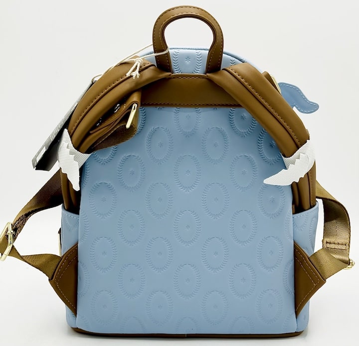 Loungefly Lady and the Tramp Present Mini Backpack Pop Up Puppies Bag Front Full View Closed Back