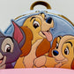 Loungefly Lady and the Tramp Present Mini Backpack Pop Up Puppies Bag Front Full View Closed Front Top