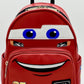 Loungefly Lightning McQueen Cosplay Mini Backpack Pixar Cars Bag Front Full View