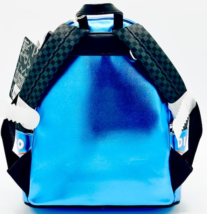 Loungefly Lightning McQueen Dinoco Blue Mini Backpack Cars Bag Back