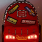 Loungefly Lightning McQueen Rusteze Mini Backpack Cars Light Up Bag Front Full View Lights On