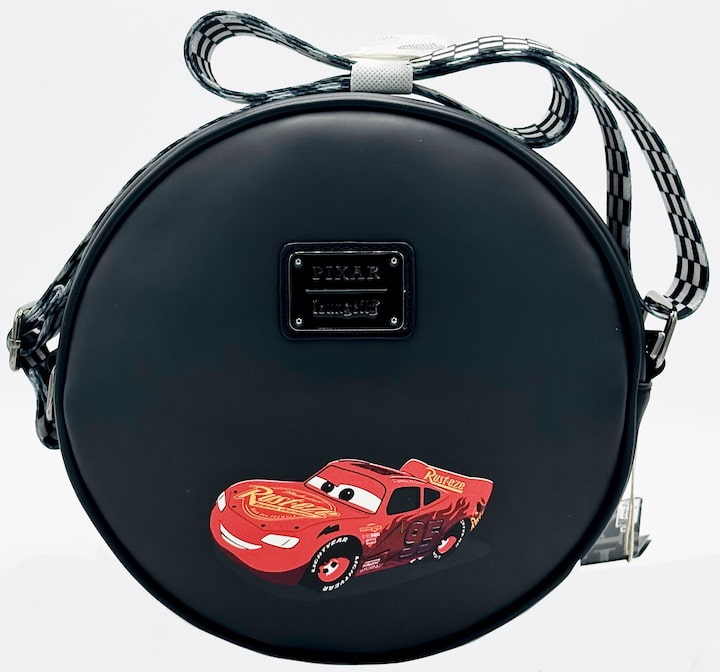 Loungefly Lightning McQueen Tyre Tire Crossbody Pixar Cars Bag Back
