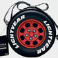 Loungefly Lightning McQueen Tyre Tire Crossbody Pixar Cars Bag Front Full View