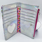 Loungefly Lisa Frank Wallet Iridescent Holographic 90's Prism Purse Inside