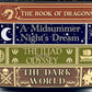 Loungefly Literature Fantasy Books Mini Backpack Literary Classics Bag Front Pocket