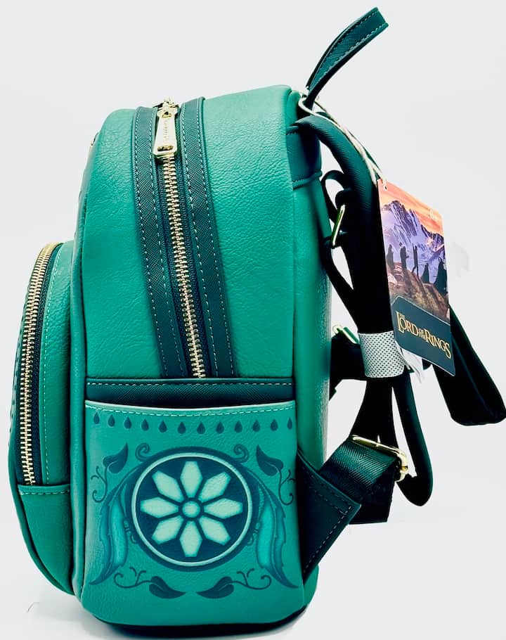 Loungefly Lord of the Rings Icons Mini Backpack Aragorn Sword Bag Left Side