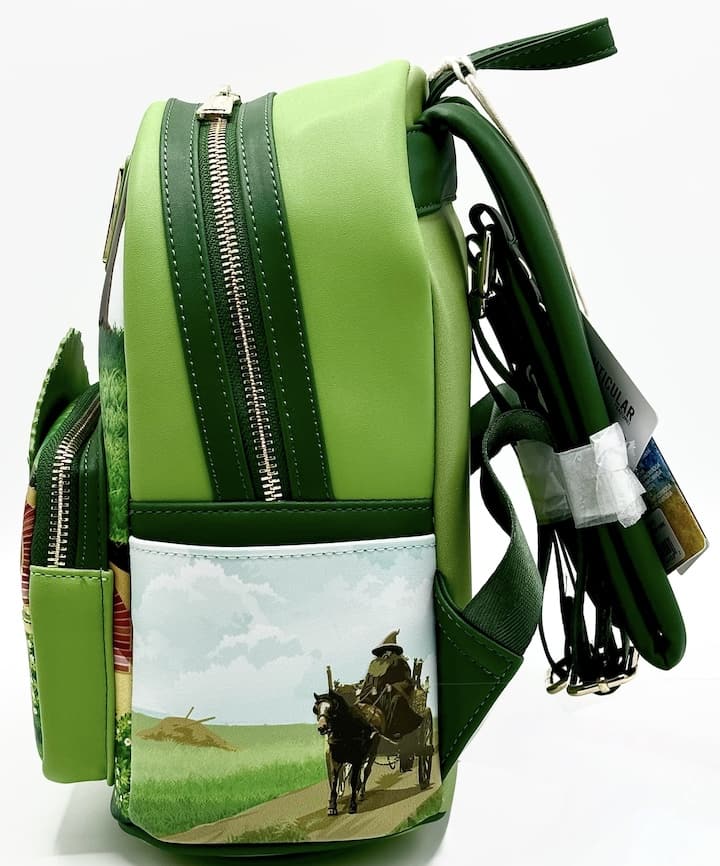 Loungefly Lord of the Rings Mini Backpack The Shire Hobbiton Bag End Left Side