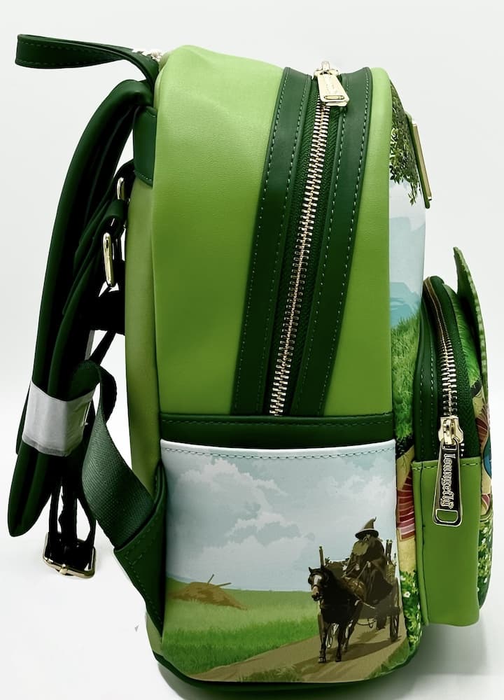 Loungefly Lord of the Rings Mini Backpack The Shire Hobbiton Bag End Right Side