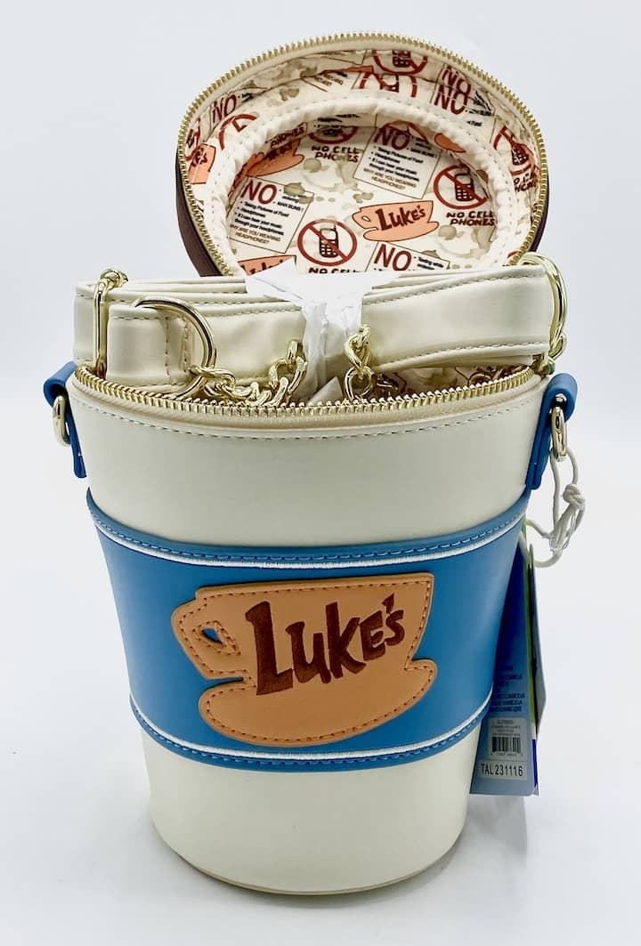 Loungefly Luke's Diner Crossbody Bag Gilmore Girls Coffee Cup Handbag Strap