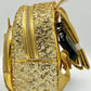 Loungefly Lumiere Sequin Mini Backpack Disney Beauty and the Beast Bag Left Side