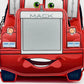 Loungefly Mack Mini Backpack Pixar Cars Truck Glow In The Dark Bag Front Grill