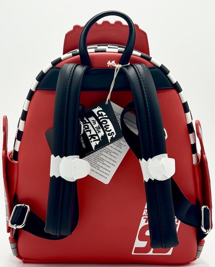 Loungefly Mack Mini Backpack Pixar Cars Truck Glow In The Dark Bag Straps