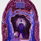 Loungefly Madam Mim Sequin Lenticular Mini Backpack Disney Bag Front Full View