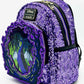 Loungefly Maleficent Sequin Lenticular Mini Backpack Dragon Bag Front Left View