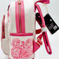 Loungefly Marie Floral Pink Mini Backpack Disney Aristocats Bag Left Side