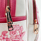 Loungefly Marie Floral Pink Mini Backpack Disney Aristocats Bag Zips