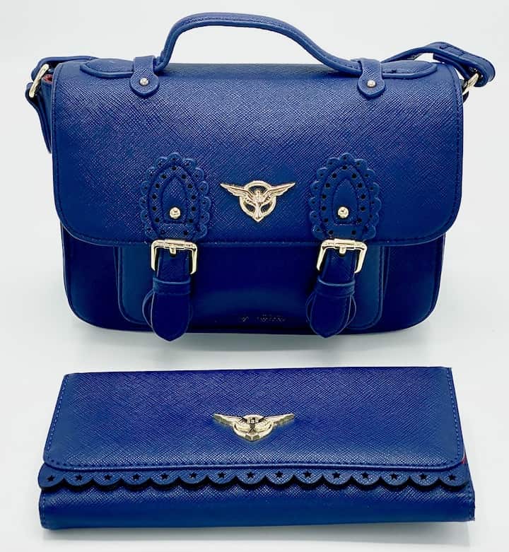 Loungefly Marvel Agent Carter Crossbody Bag & Wallet Purse Set