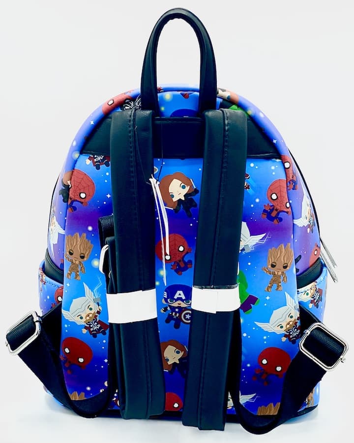 Loungefly Marvel Chibi Mini Backpack Disney Parks Avengers Bag Straps