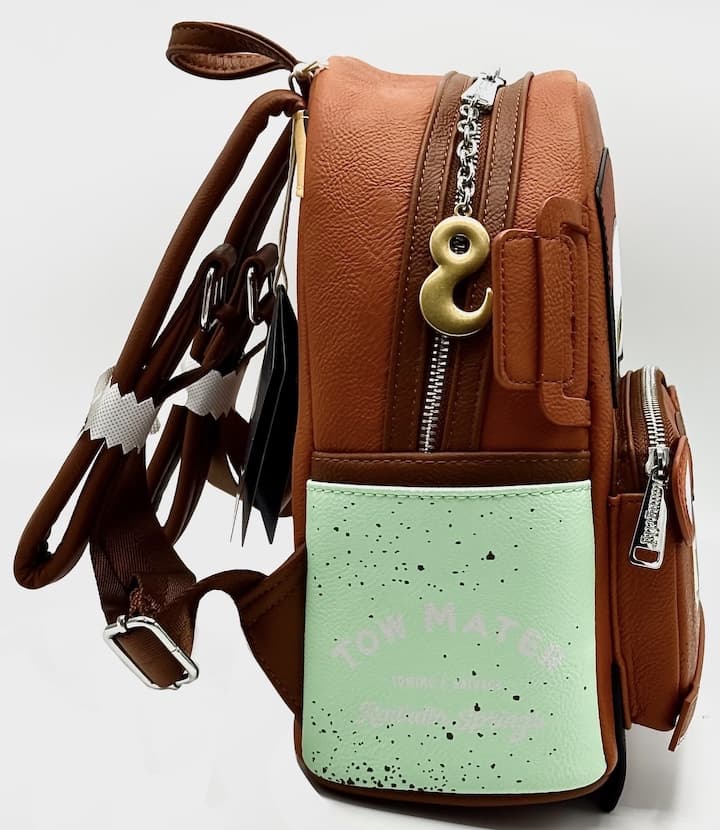 Loungefly Mater Cosplay Mini Backpack Disney Pixar Cars Bag Right Side