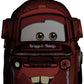 Loungefly Mater Light Up Mini Backpack Disney Pixar Cars Bag Front Full View Light Up Effect