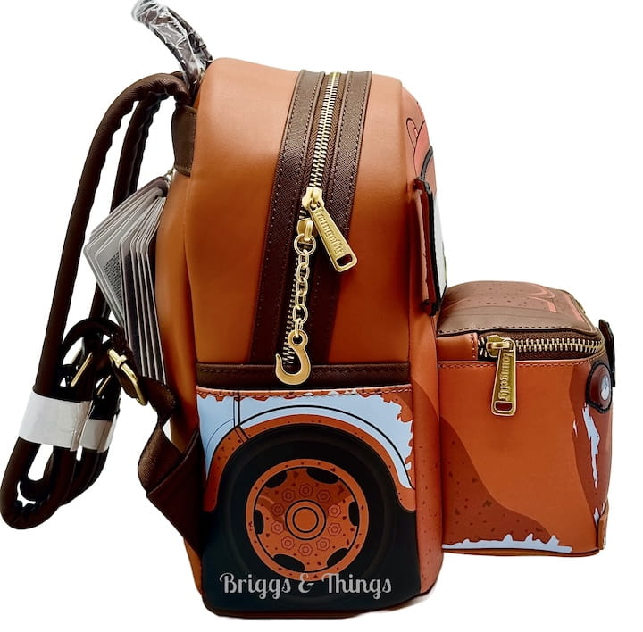 Loungefly Mater Light Up Mini Backpack Disney Pixar Cars Bag Right Side